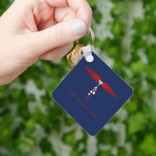 JML Communications Tower Logo Keychain