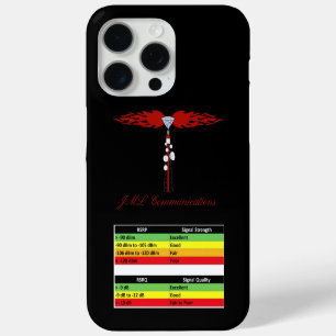 JML Communications Tower Logo & RSRP Signal Streng iPhone 15 Pro Max Case