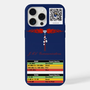 JML Communications Tower Logo & RSRP Signal Streng iPhone 15 Pro Max Case