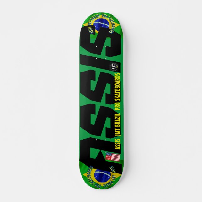JMT BRAZIL   ASSIS  JMT 7 3/4" Skateboard Deck (Front)