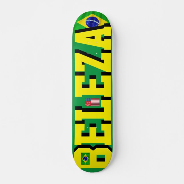 JMT BRAZIL    BELEZA   JMT 7 3/4" Skateboard Deck (Front)