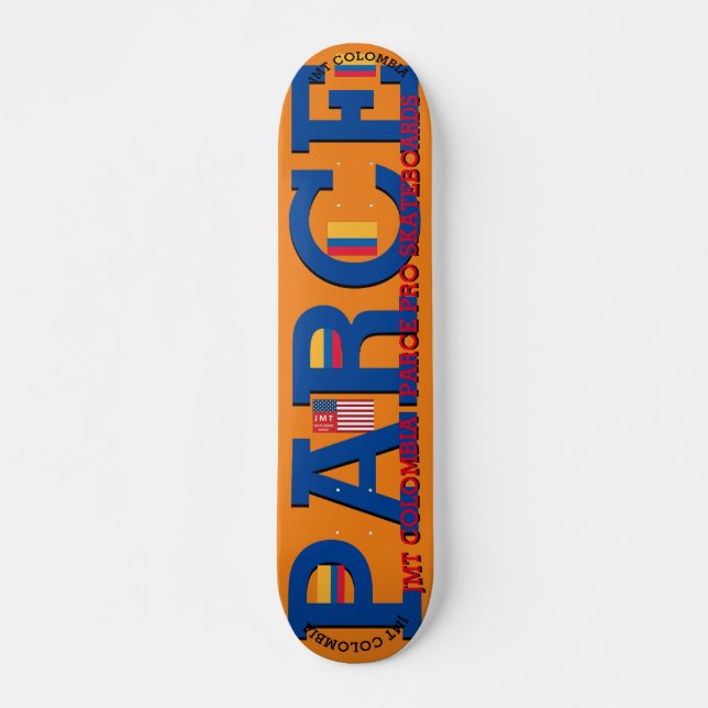 JMT COLOMBIA   PARCE 7 3/4" Skateboard Deck (Front)