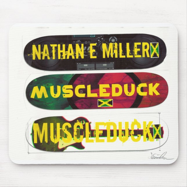 JMT SKATEBOARD GROUP MERCH MOUSE PAD (Front)