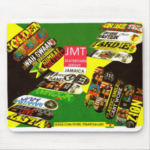 JMT SKATEBOARD  JAMAICA Mousepad