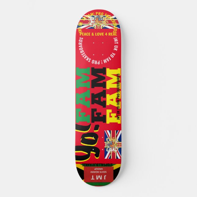 JMT UK FAM 8 Pont de Skateboard 1/4" (Recto)