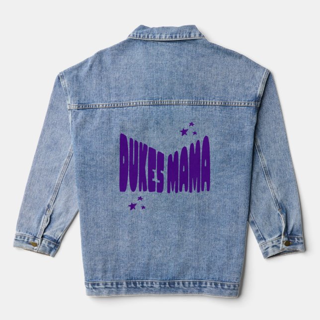 JMU DUKES MAMA DENIM JACKET (Back)