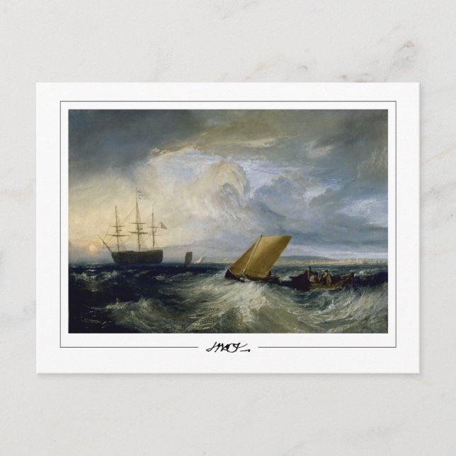 JMW Turner #30-3 - Fine Art Postcard (Front)