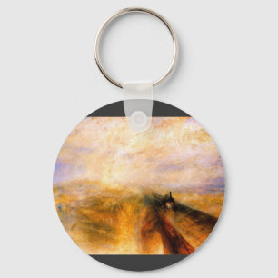 JMW Turner - Rain Steam and Speed the Great Wester Keychain
