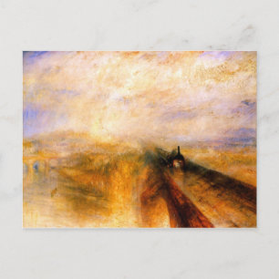 JMW Turner - Rain Steam and Speed the Great Wester Postcard