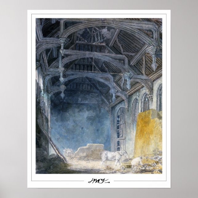 JMW Turner Zedign Art Poster #2 (Front)