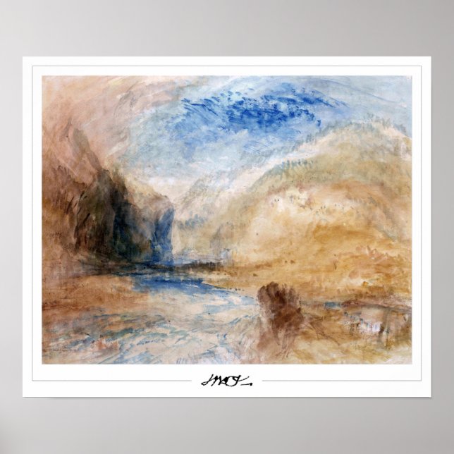 JMW Turner Zedign Art Poster #362-3 (Front)