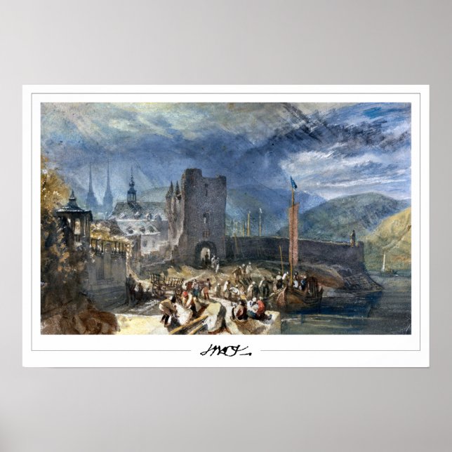 JMW Turner Zedign Art Poster #42-2 (Front)