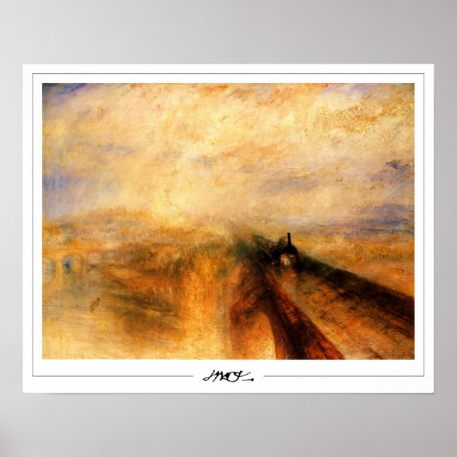 JMW Turner Zedign Art Poster #469-3 (Front)