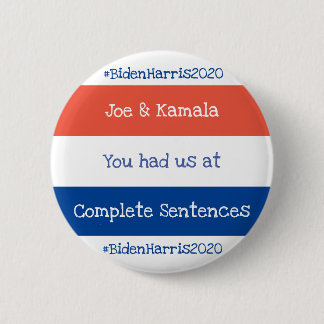 Jo and Kamala 2 Inch Round Button