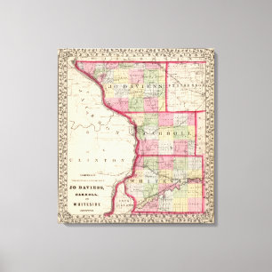 Jo Daviess, Carroll, Whiteside counties Canvas Print