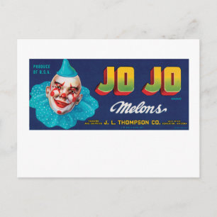 JO JO Melons Postcard