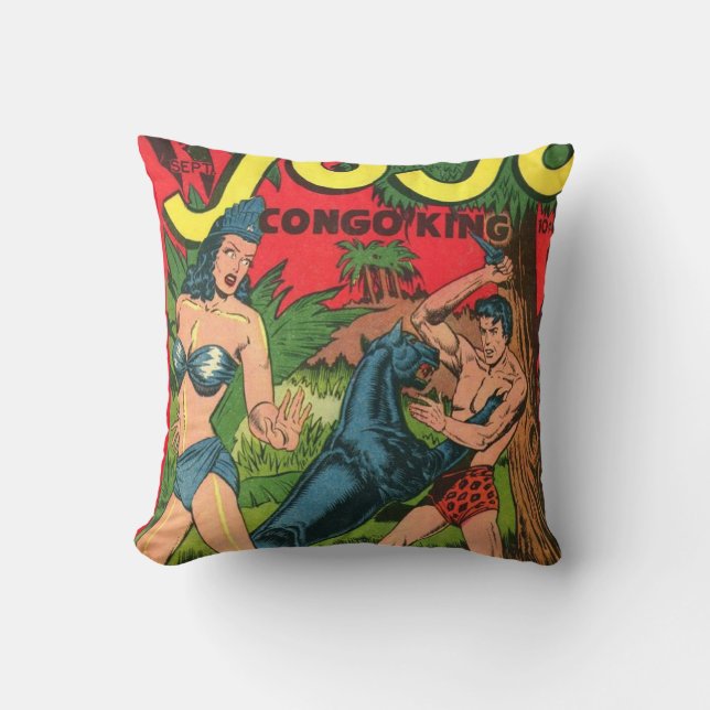 Jo Jo Throw Pillow (Front)