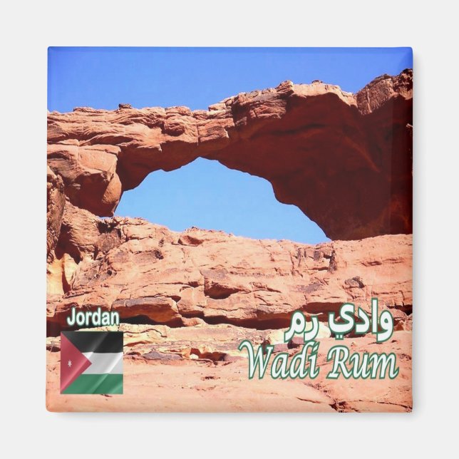 JO - Jordan - Wadi Rum - Desert Magnet (Front)