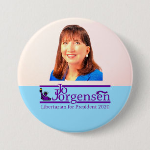 Jo Jorgansen for President 2020 3 Inch Round Button