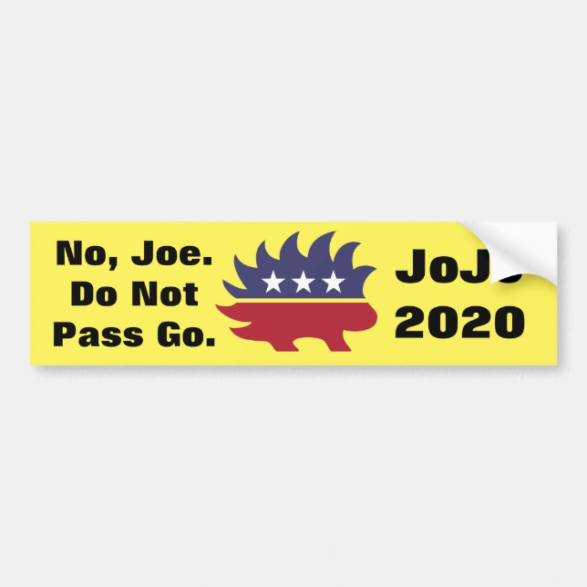 Jo Jorgensen 2020 Bumper Sticker (Front)