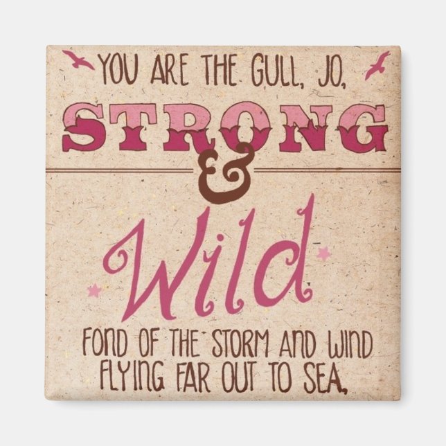 Jo, Little Women Magnet (Front)