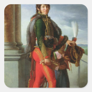 Joachim Murat  1801 Square Sticker