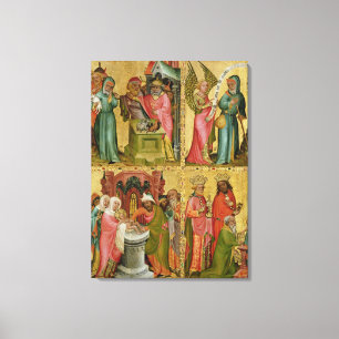 Joachim's Sacrifice and Circumcision of Christ Canvas Print