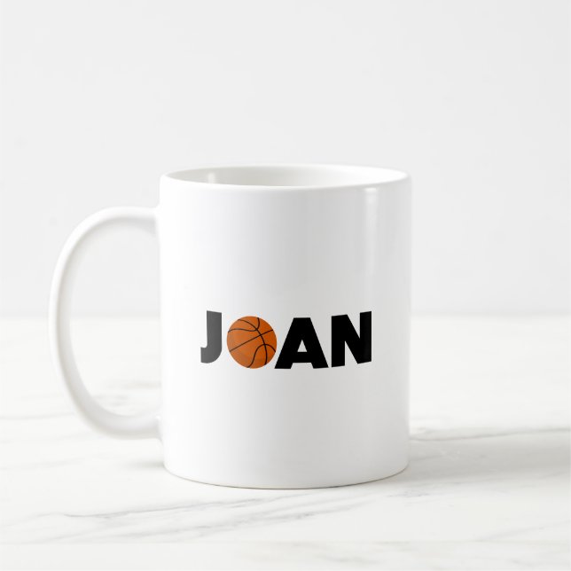 Joan Basketball Coffee Mug (Left)