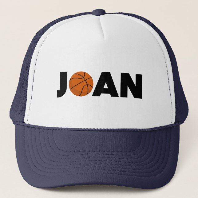 Joan Basketball Trucker Hat (Front)