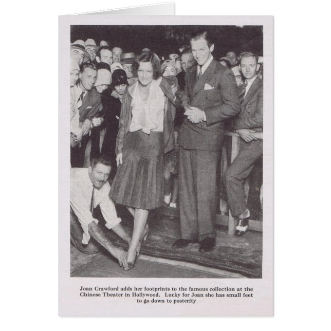 Joan Crawford Chinese Theatre 1930 magazine photo (Devant)