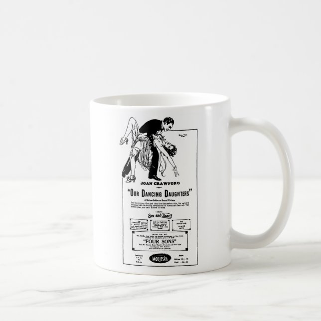 Joan Crawford OUR DANCING DAUGHTERS 1928 Coffee Mug (Right)