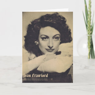 Joan Crawford White Sweater Rotogravure Photo Card