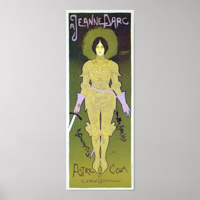 Joan de Costumes d'Arc Affiche publicitaire (Devant)