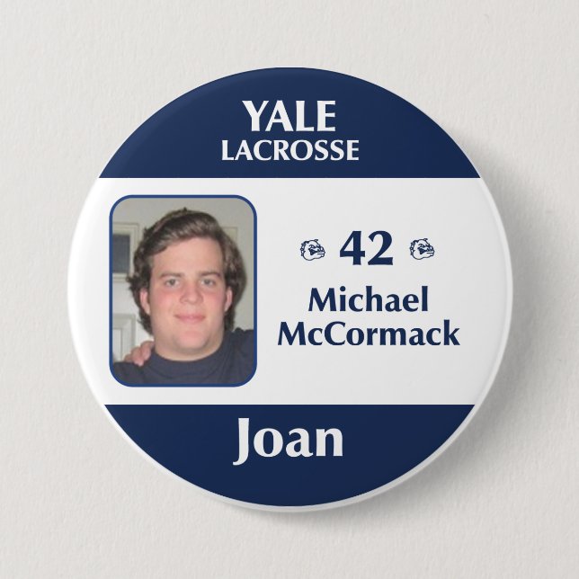 Joan - Michael McCormack 3 Inch Round Button (Front)