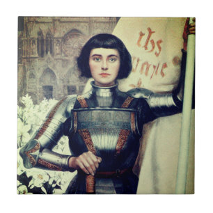 Joan of Arc (Albert Lynch illustration) Tile