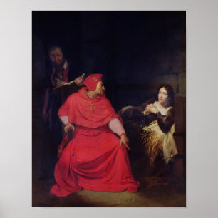 Joan of Arc  and the Cardinal of Winchester Poster