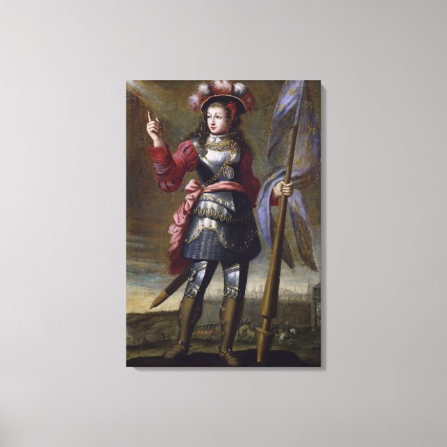 Joan of Arc  Before Orleans Canvas Print (Front)