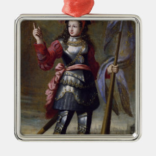 Joan of Arc  Before Orleans Metal Ornament