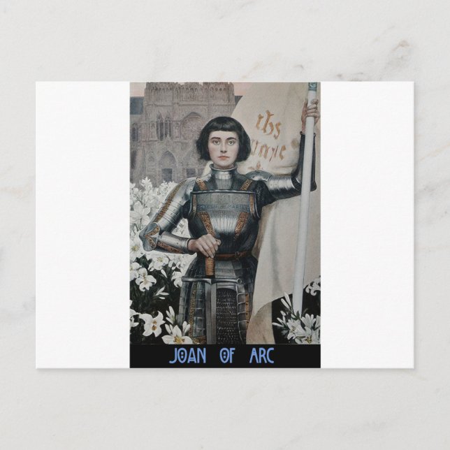 Joan of Arc by Albert Lynch Postcard (Front)