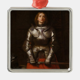 Joan of Arc (by John Everett Millais) Metal Ornament