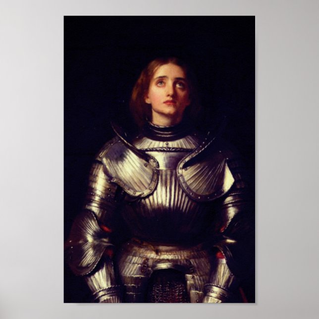 Joan of Arc by John Everett Millais Poster (Front)