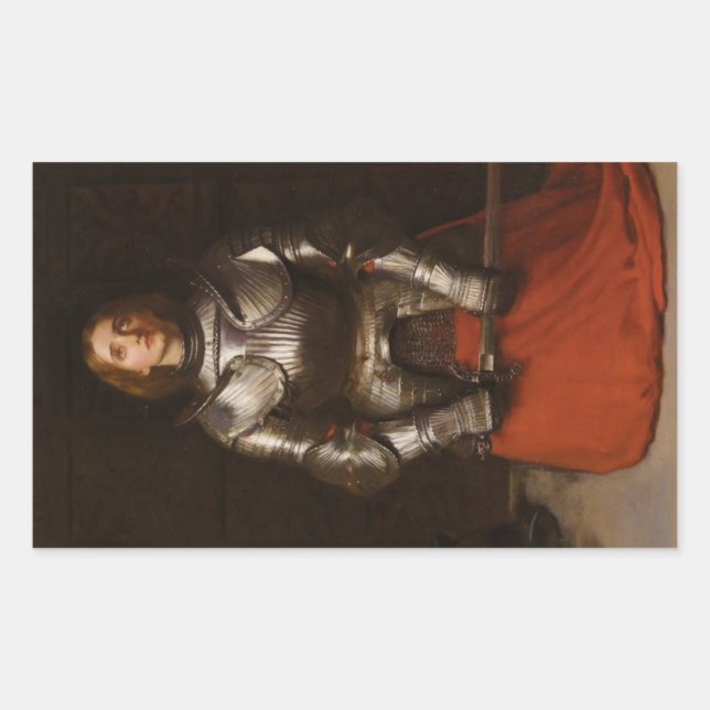Joan of Arc (by John Everett Millais) Sticker (Front)