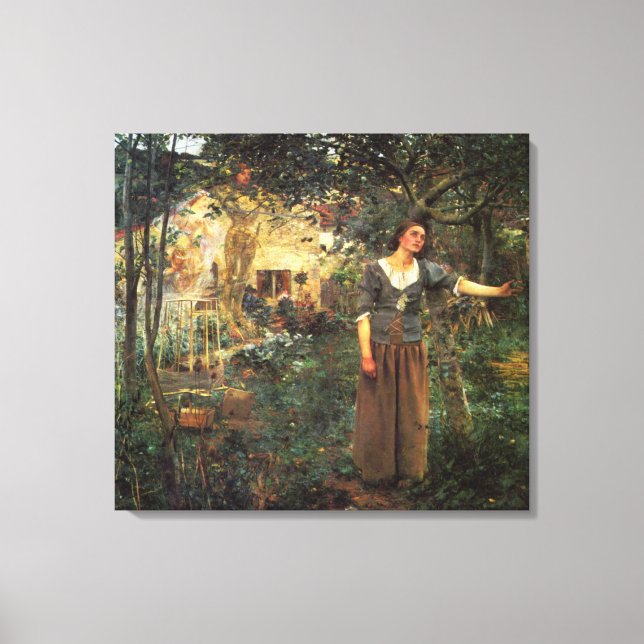 Joan of Arc by Jules Bastien Lapage Canvas Print (Front)
