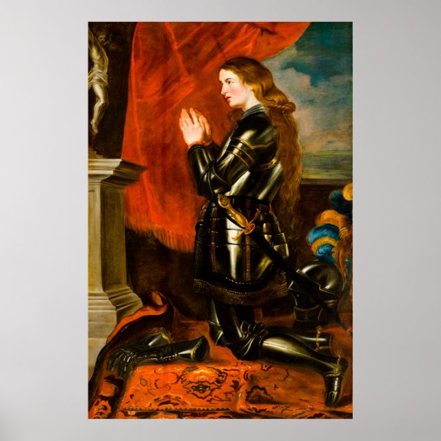 Joan of Arc by Peter Paul Rubens Poster (Front)