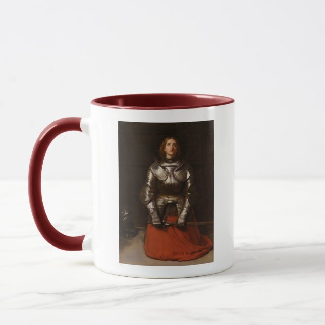 Joan of Arc c. 1865 by John Everett Millais Mug (Left)