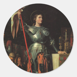 Joan of Arc Classic Round Sticker