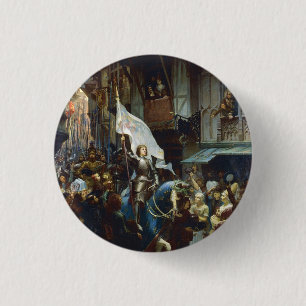 Joan of Arc enters Orléans 1 Inch Round Button