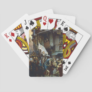 Joan of Arc enters Orléans Playing Cards