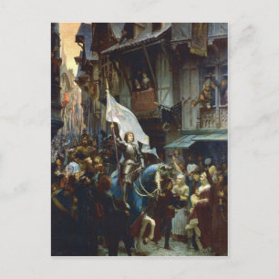 Joan of Arc enters Orléans Postcard