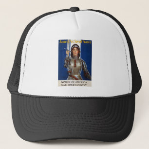 Joan of Arc French Heroine, Knight Maid of Orleans Trucker Hat
